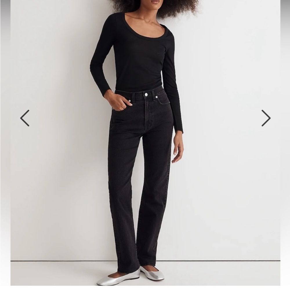 Madewell 90s straight jeans black 29